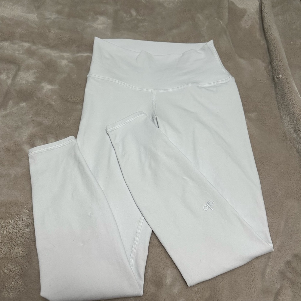Alo White Airbrush Leggings